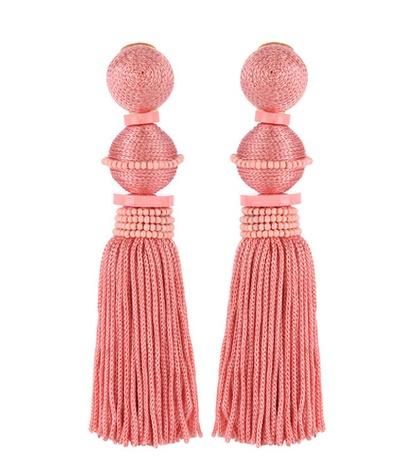 Stuart Weitzman Tasseled Clip-on Earrings