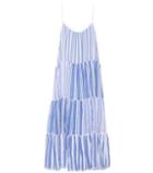 Lemlem Alfie Striped Cotton Maxi Dress
