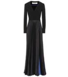 Diane Von Furstenberg Crêpe And Satin Gown
