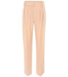 Vince Belted Straight-leg Pants