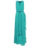 Max Mara Aiello Double Georgette Maxi Dress