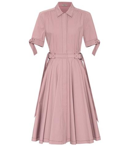 Bottega Veneta Pleated Cotton Dress