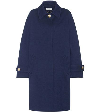 Isabel Marant Classic Cocoon Oversized Wool Coat