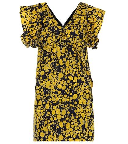 Nanushka Floral Cotton Poplin Minidress