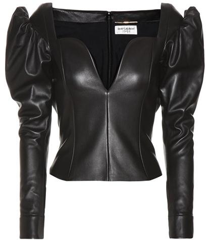 Saint Laurent Leather Top