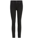 Mother Looker Mid-rise Cropped Jeans
