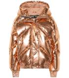 Prada Dunlop Metallic Down Jacket