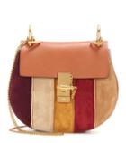 Stella Mccartney Drew Small Leather And Suede Shoulder Bag