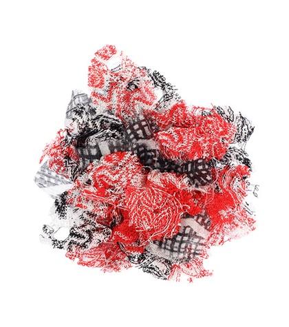 Kenzo Printed Silk-blend Brooch