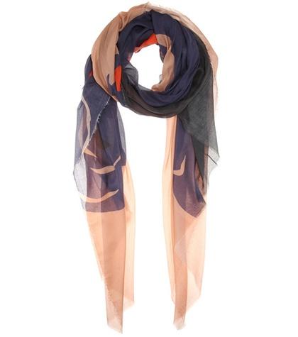 Stella Mccartney Printed Silk-blend Scarf