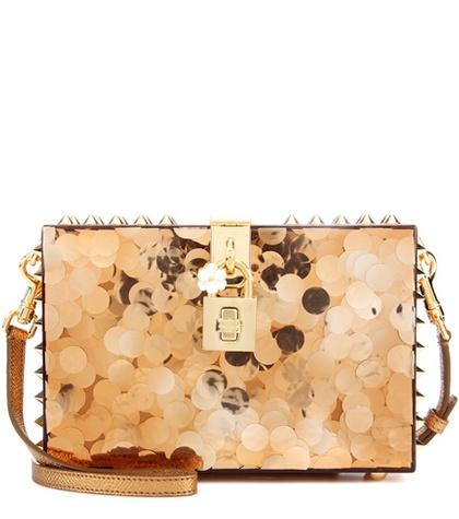 Dolce & Gabbana Dolce Box Plexiglass Box Clutch