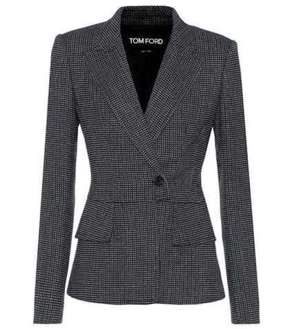 Tom Ford Wool, Alpaca And Cashmere Blazer