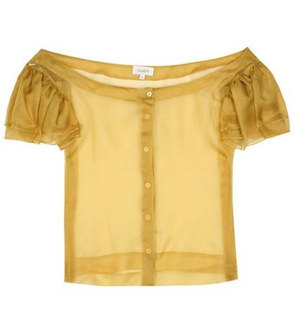 Isa Arfen Silk-organza Top