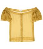 Isa Arfen Silk-organza Top