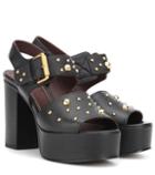 See By Chlo Eva Leather Plateau Sandals