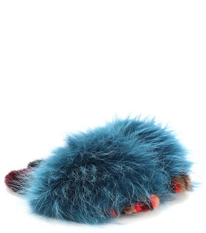 Mr & Mrs Italy Mink Fur Slides