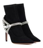 Sophia Webster Lorena Stretch-suede Ankle Boots
