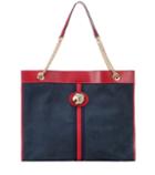 Gucci Embellished Suede Tote