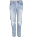 Citizens Of Humanity Liya Distressed High-rise Cropped Jeans