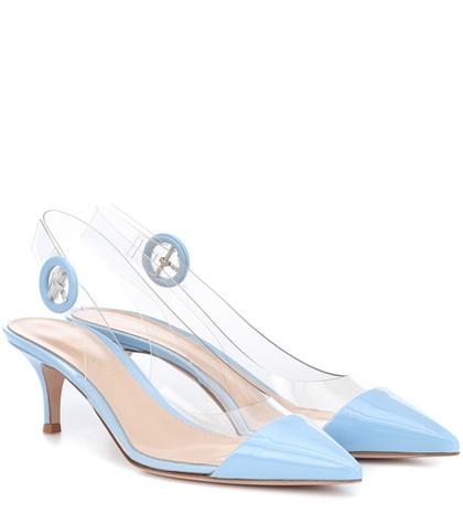 Staud Alice Slingback Patent Leather Pumps