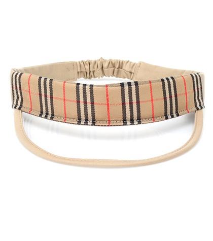 Prada 1983 Check Gabardine Visor