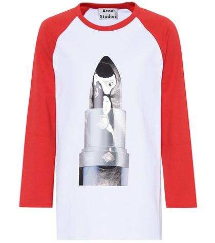 Acne Studios Noise Cotton Baseball T-shirt
