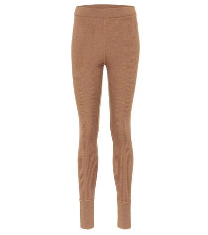 Jil Sander Knitted Wool Leggings