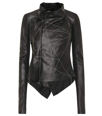 Temperley London Embroidered Leather Jacket