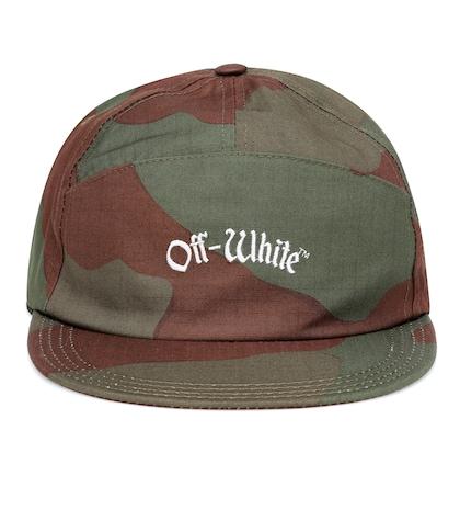 Miu Miu Embroidered Cotton Cap