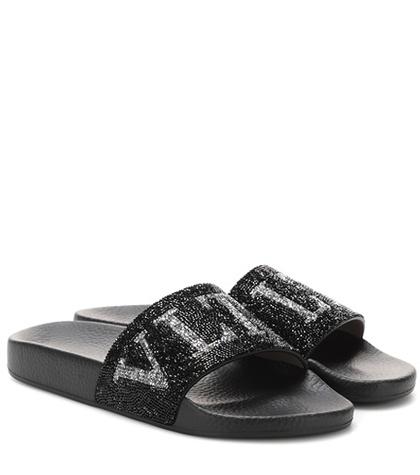 Saint Laurent Beaded Slides