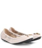 Tod's Suede Ballet Flats