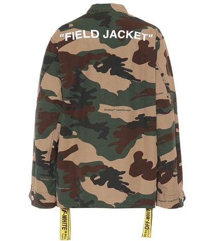 Off-white Camouflage Cotton Jacket