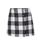 Thom Browne Plaid Wool-blend Miniskirt