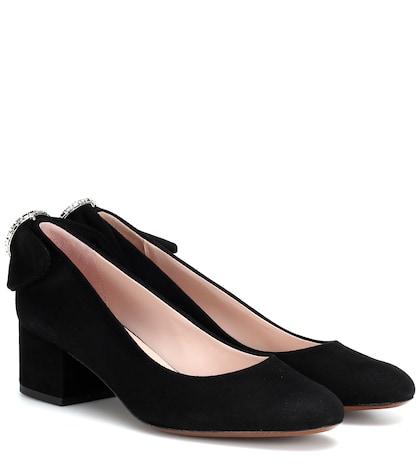 Alexachung Embellished Suede Pumps