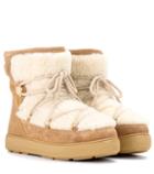 Moncler New Fanny Suede Ankle Boots