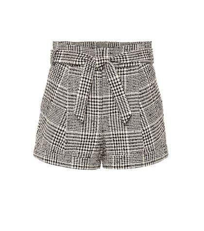Veronica Beard Michel Belted Tweed Shorts