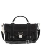 Proenza Schouler Ps1+ Tiny Leather And Suede Shoulder Bag