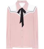 Vetements Silk Pussy-bow Blouse