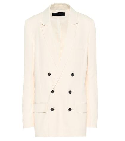 Rick Owens Double-breasted Twill Blazer