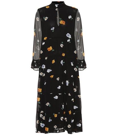 Ganni Dainty Floral-printed Dress