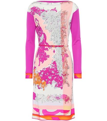 Emilio Pucci Printed Silk-blend Minidress