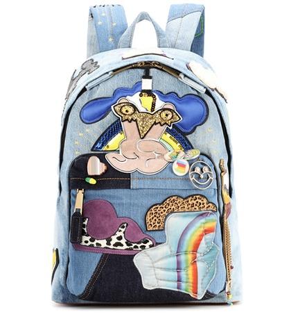 Marc Jacobs Julie Verhoeven Denim Biker Backpack