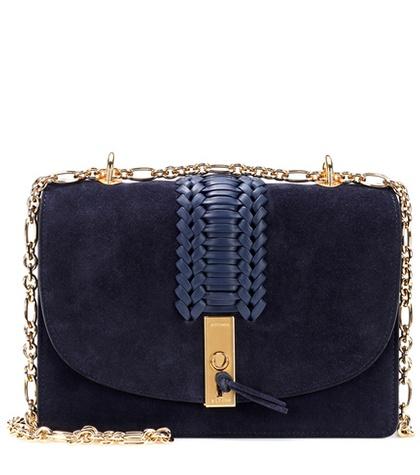 Jimmy Choo Ghianda Suede Shoulder Bag