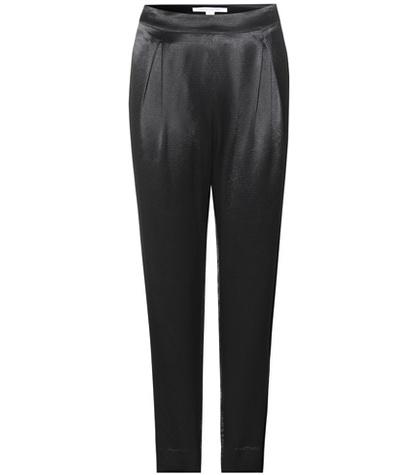 Diane Von Furstenberg Crosby Satin Trousers