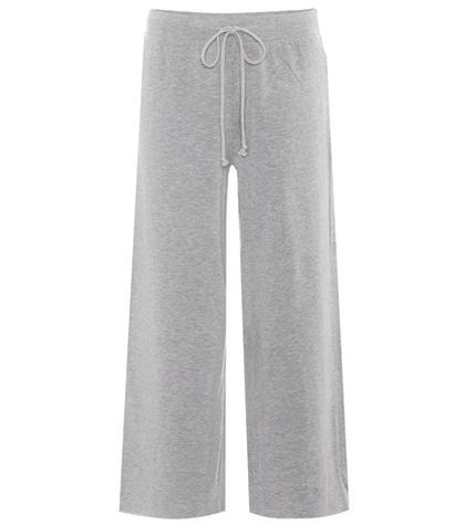 Velvet Avalyn Cropped Wide-leg Trousers