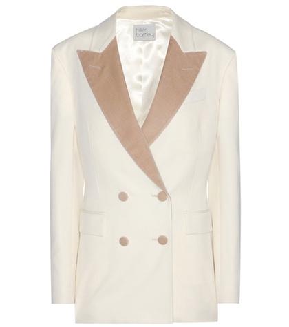Isabel Marant Barathea Velvet And Wool Jacket