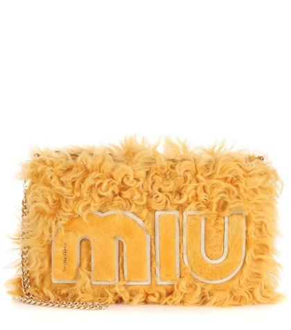 Miu Miu Shearling Clutch