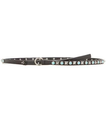 Victoria Beckham Valentino Garavani Embellished Leather Belt