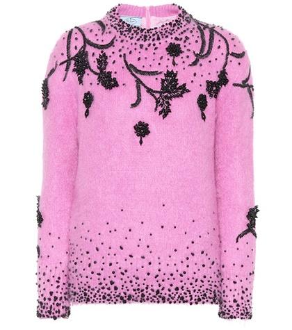 Loewe Embellished Mohair-blend Sweater