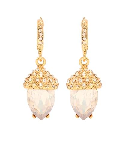 Oscar De La Renta Swarovski Crystal Earrings